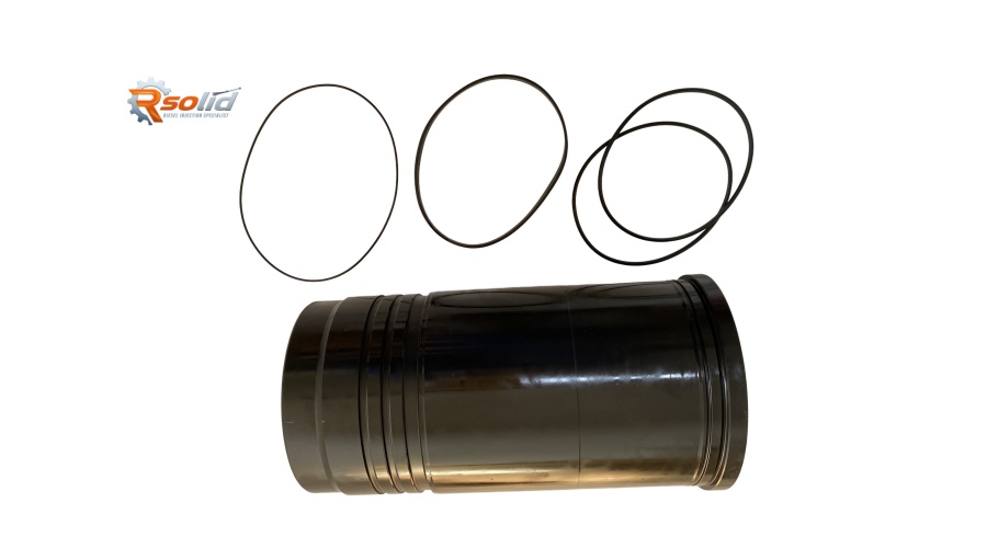 High Quality OEM Cylinder Liner 733615-01830 With RUBBER ORING for YAN MAR 6RY17P-GV 1000HP Marine Engine Repair Parts